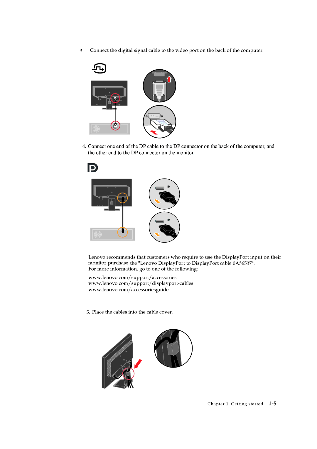 Lenovo LT1952p manual Getting started 