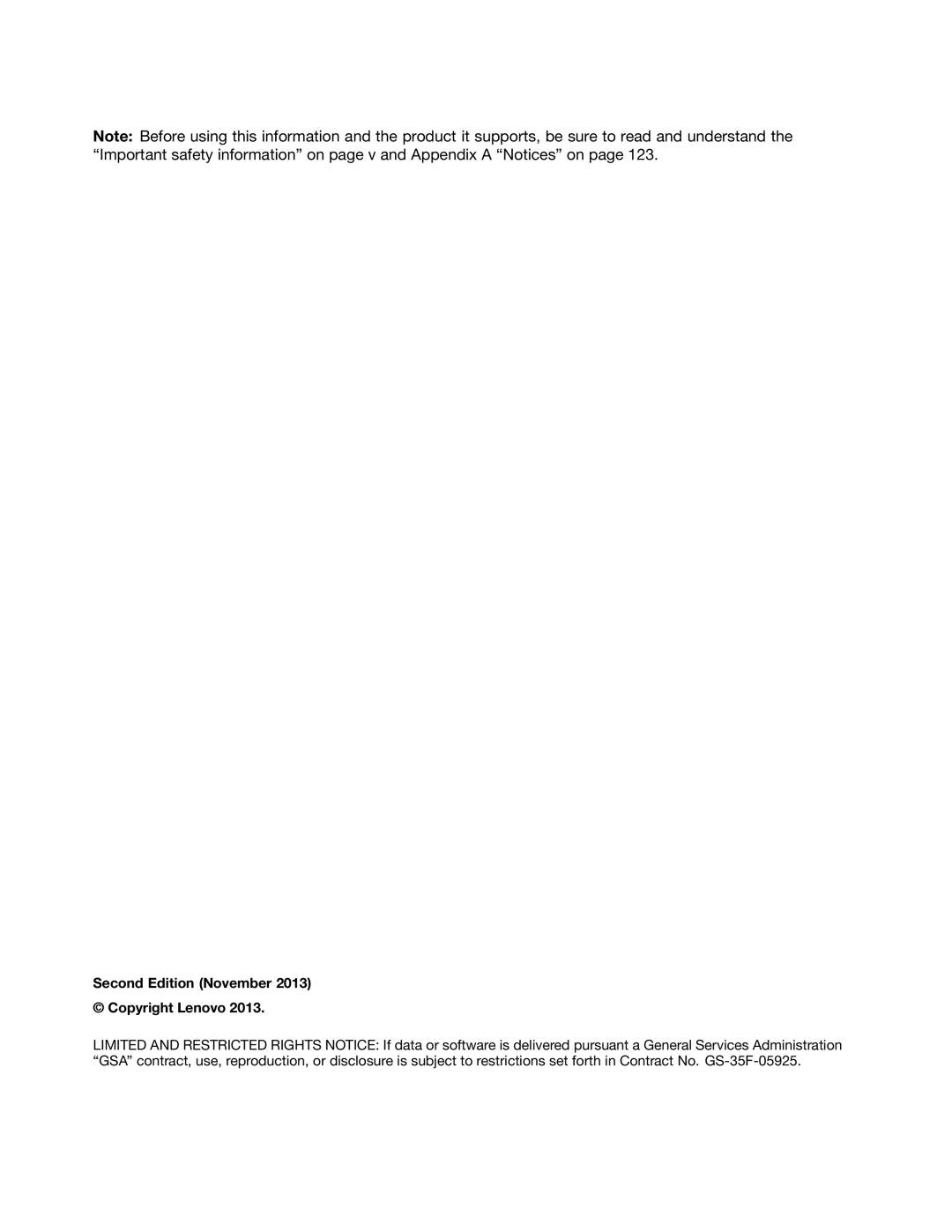 Lenovo M73 manual Second Edition November Copyright Lenovo 