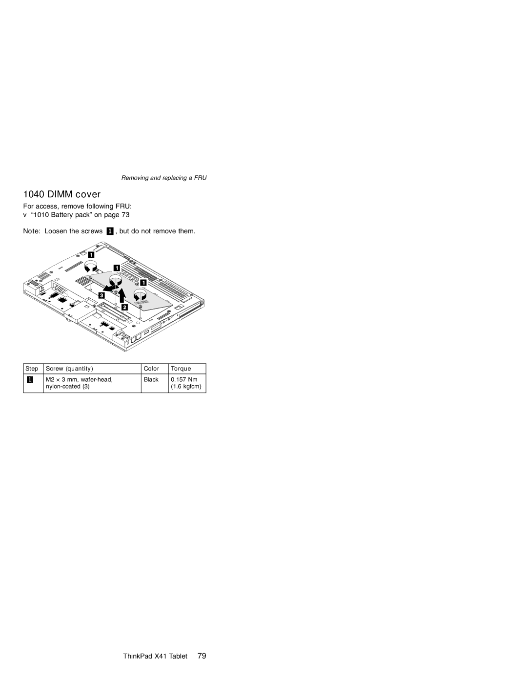 Lenovo MT 1869, MT 1867, MT 2506, MT 1866 manual Dimm cover 