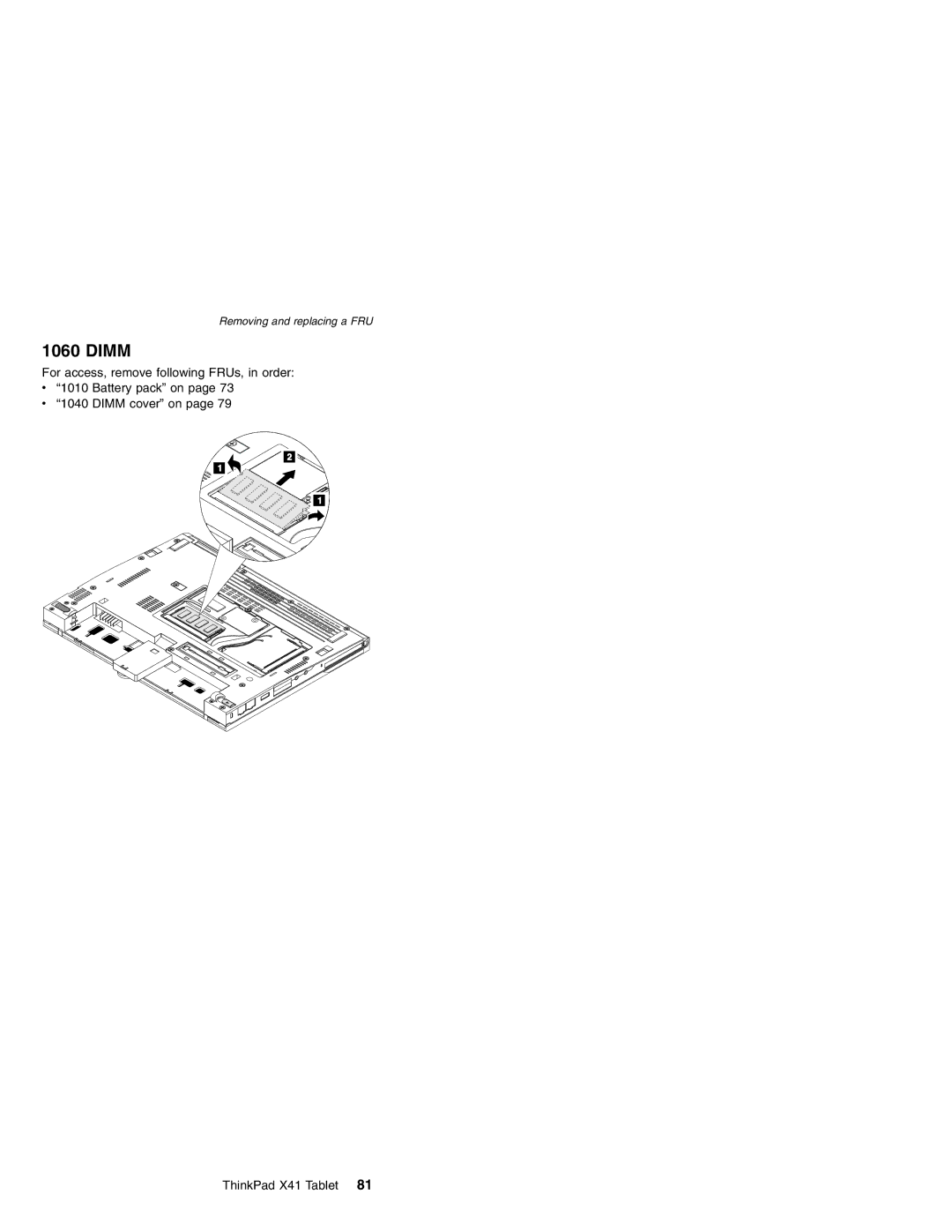 Lenovo MT 2506, MT 1867, MT 1866, MT 1869 manual Dimm 