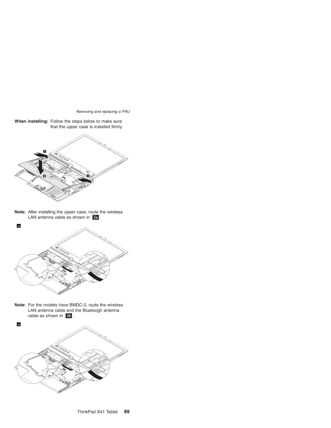 Lenovo MT 2506, MT 1867, MT 1866, MT 1869 manual Removing and replacing a FRU 