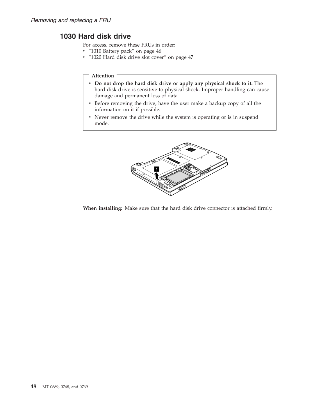 Lenovo N100, N200 manual Hard disk drive 