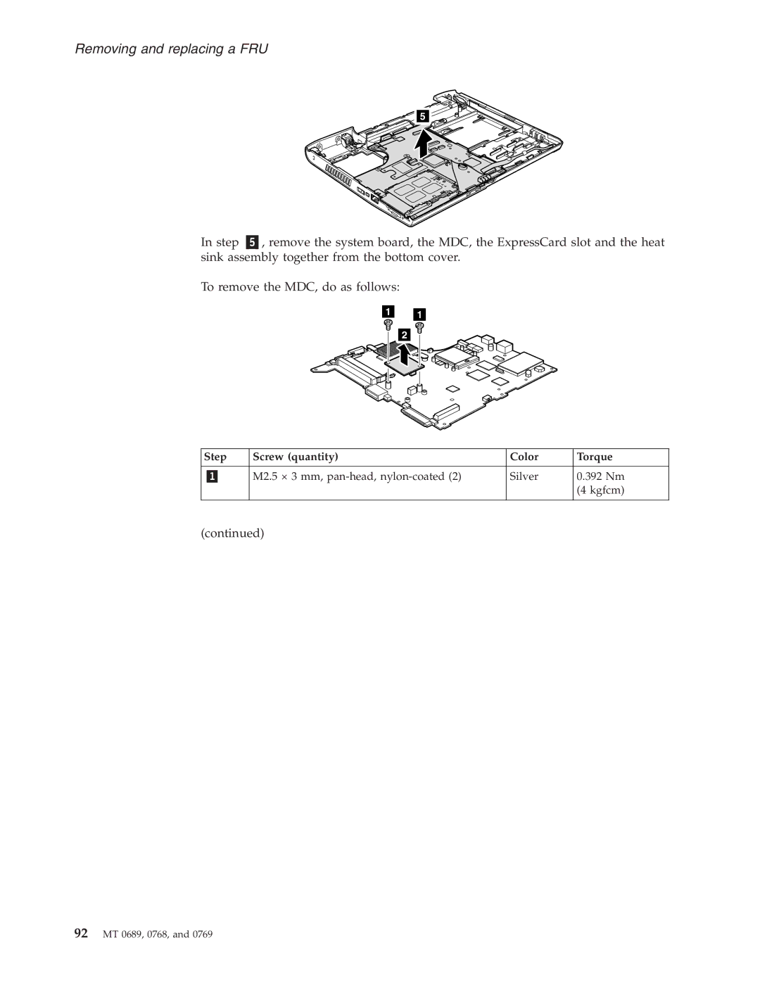 Lenovo N100, N200 manual 92 MT 0689, 0768 