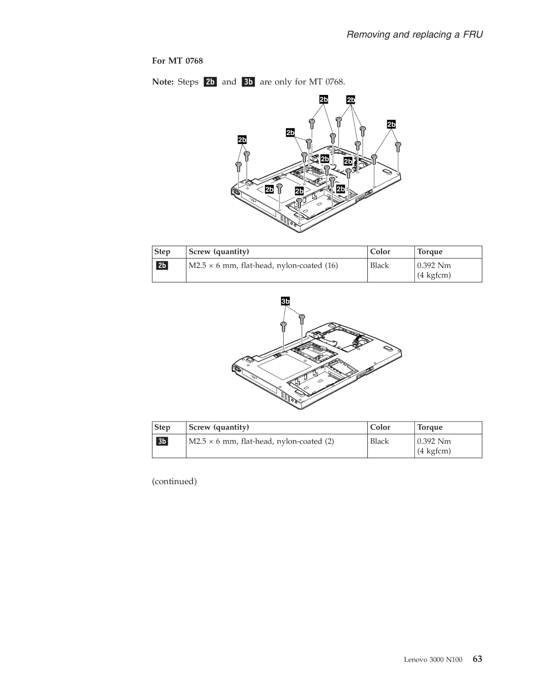 Lenovo N100 manual For MT, Are only for MT 