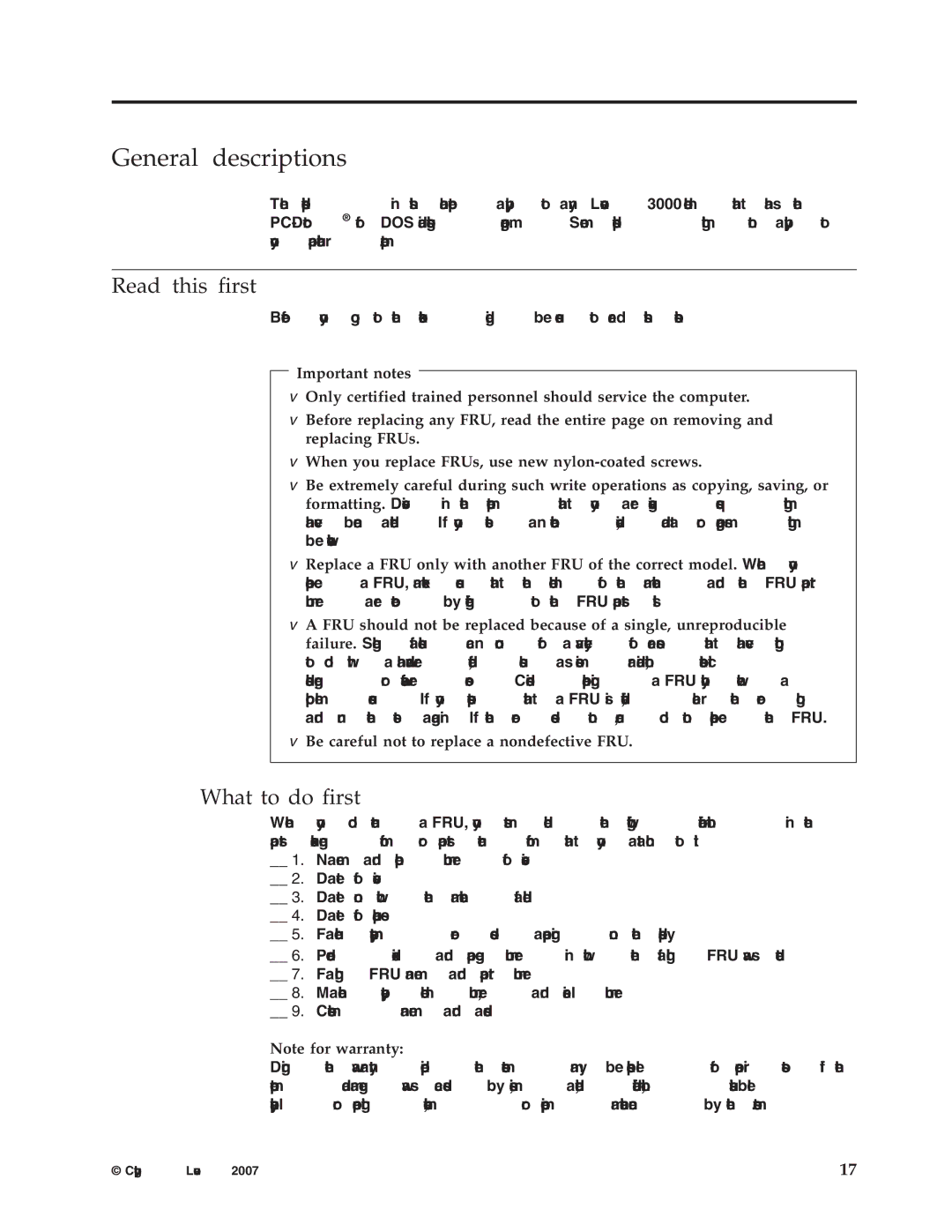 Lenovo N200 manual Read this first, What to do first 