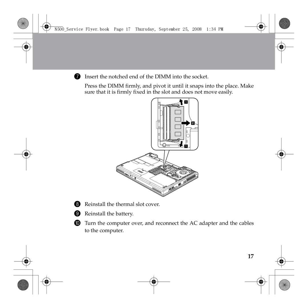 Lenovo N500 manual 