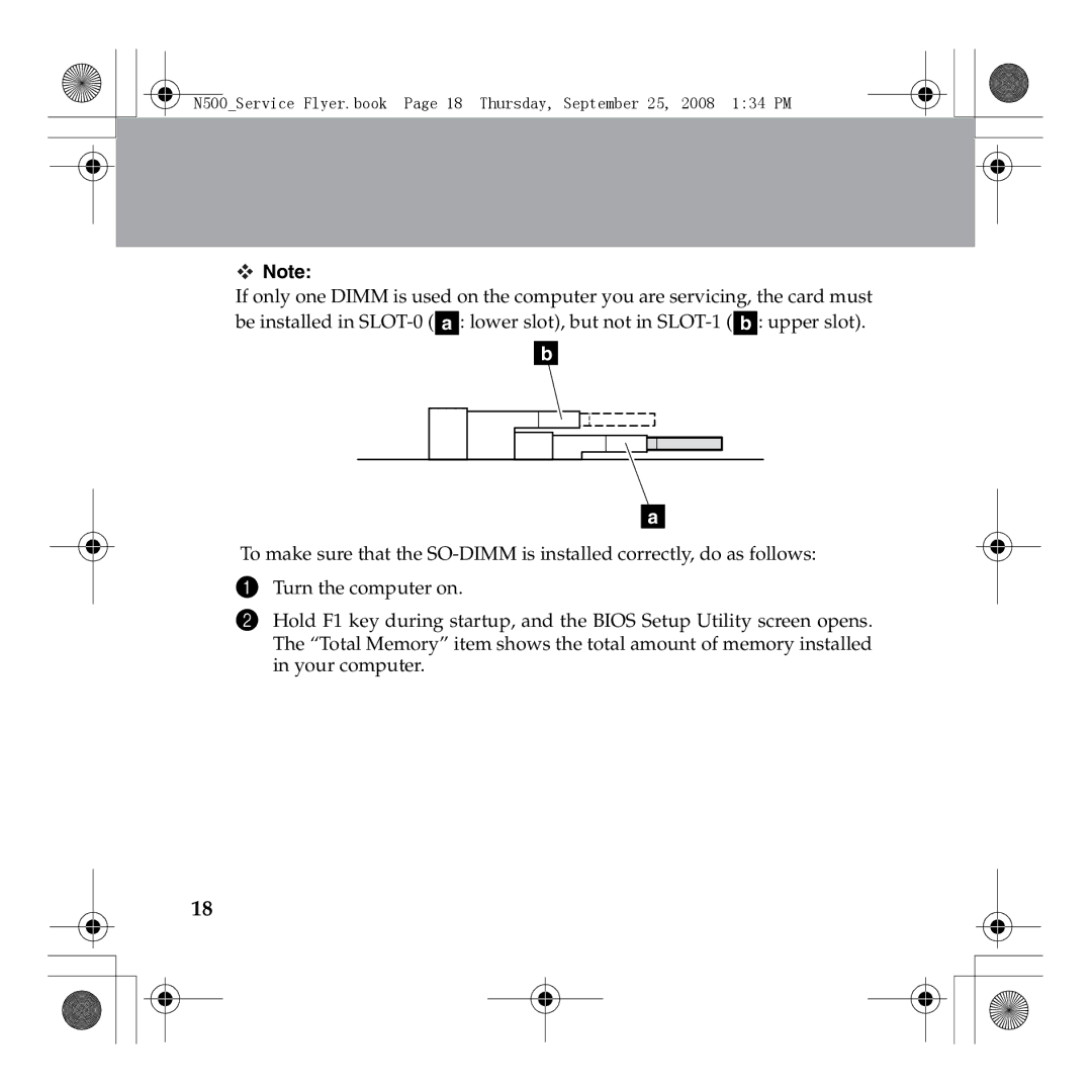 Lenovo N500 manual 