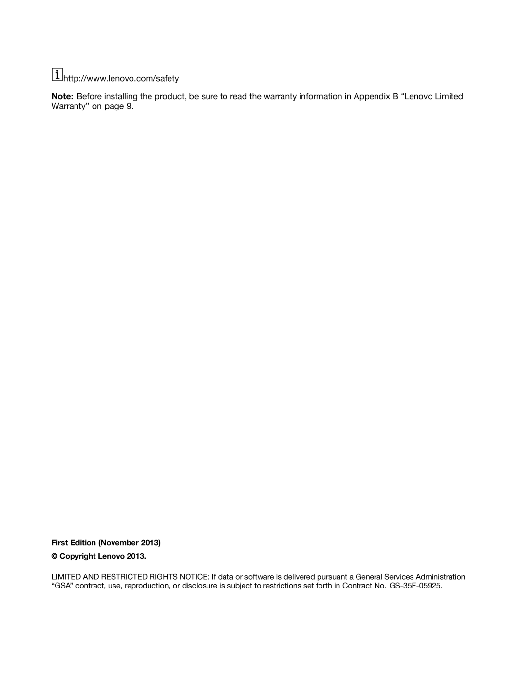 Lenovo NVS 315 manual First Edition November Copyright Lenovo 