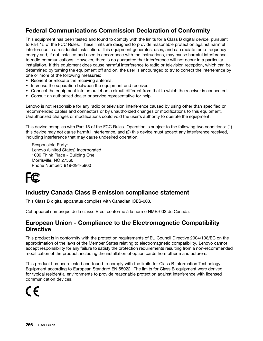 Lenovo NVS-4200M, 42825BU, 4242X04, 42421A0 manual Federal Communications Commission Declaration of Conformity 