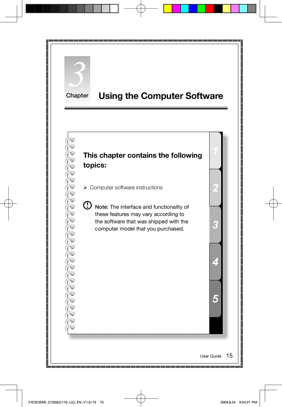 Lenovo Q100, Q110 manual Chapter Using the Computer Software 