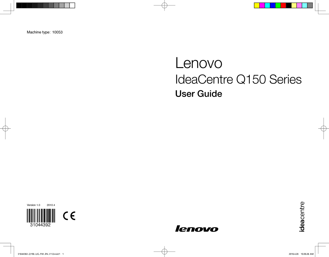 Lenovo Q150 manual Lenovo 