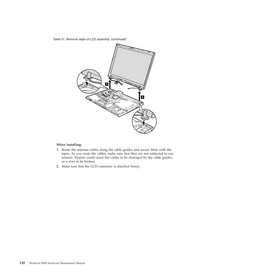 Lenovo R500 manual When installing 