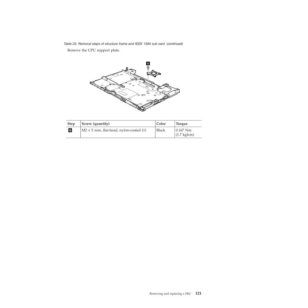 Lenovo R500 manual Remove the CPU support plate 