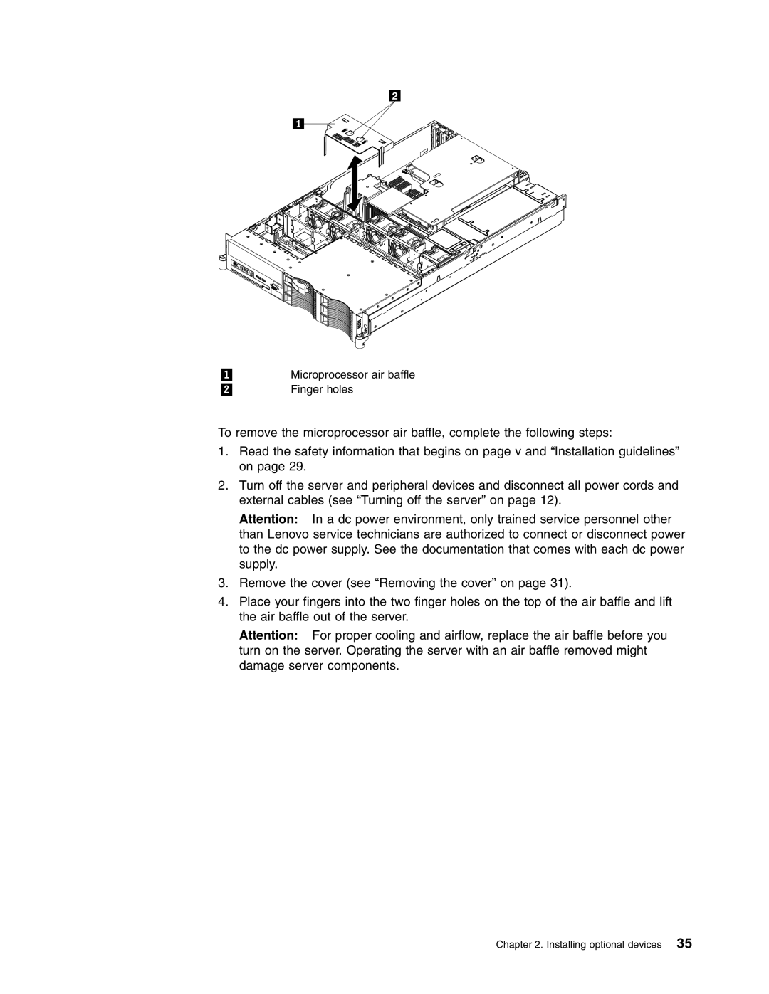 Lenovo RD120 manual Finger holes 