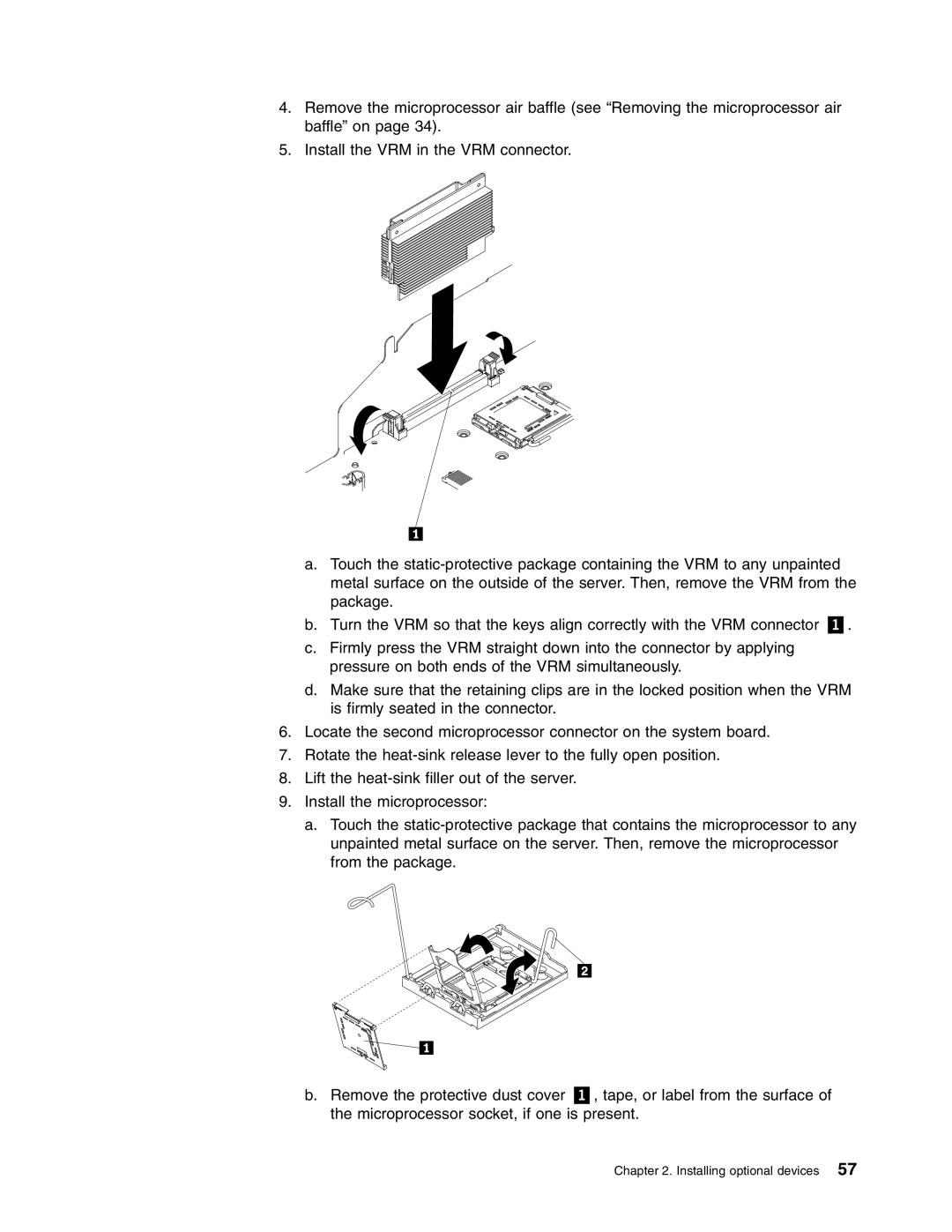 Lenovo RD120 manual Installing optional devices 