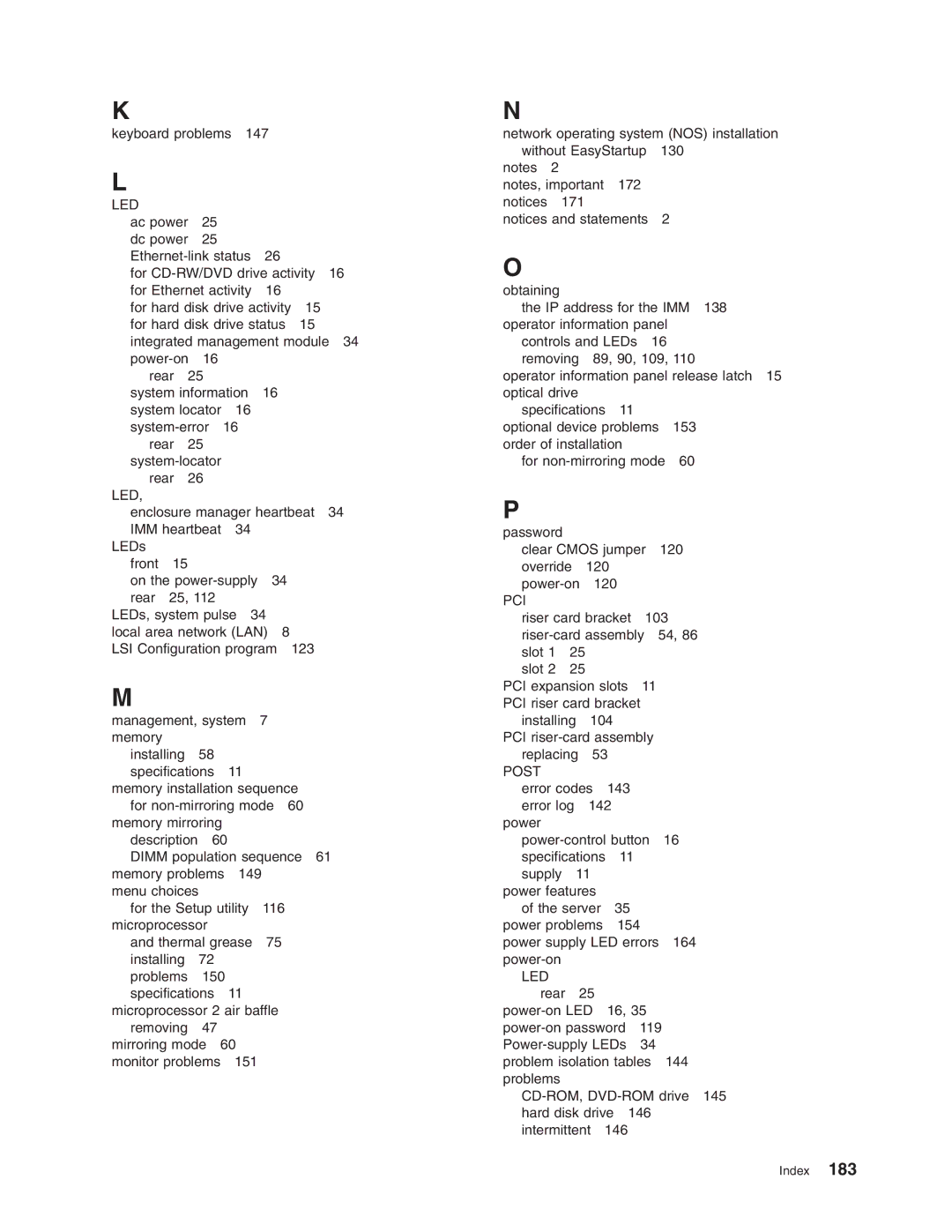 Lenovo RD210 manual Post 