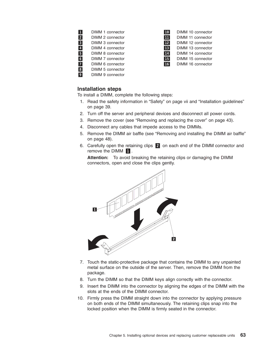 Lenovo RD210 manual Installation steps 