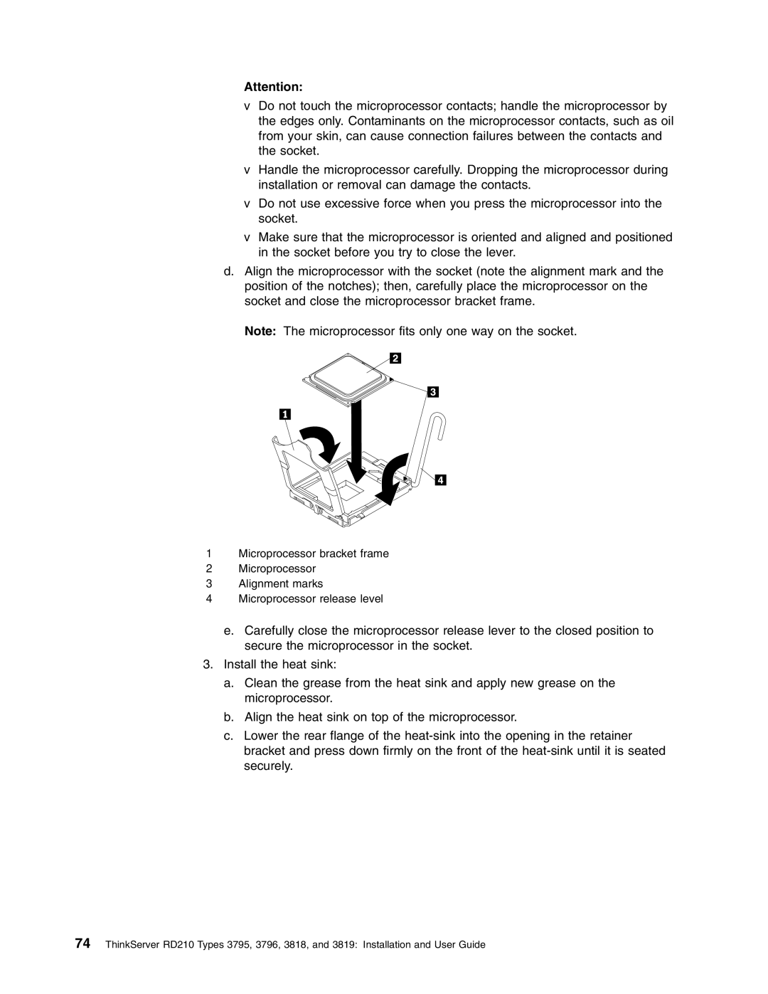 Lenovo RD210 manual 