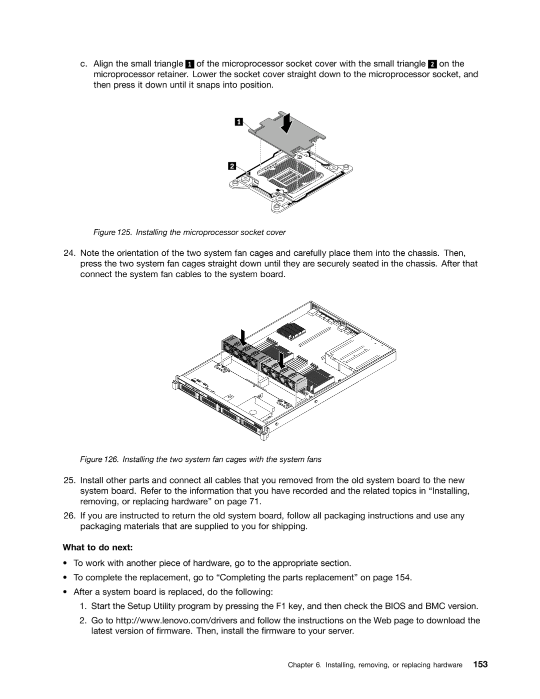 Lenovo RD540 manual Installing the microprocessor socket cover 