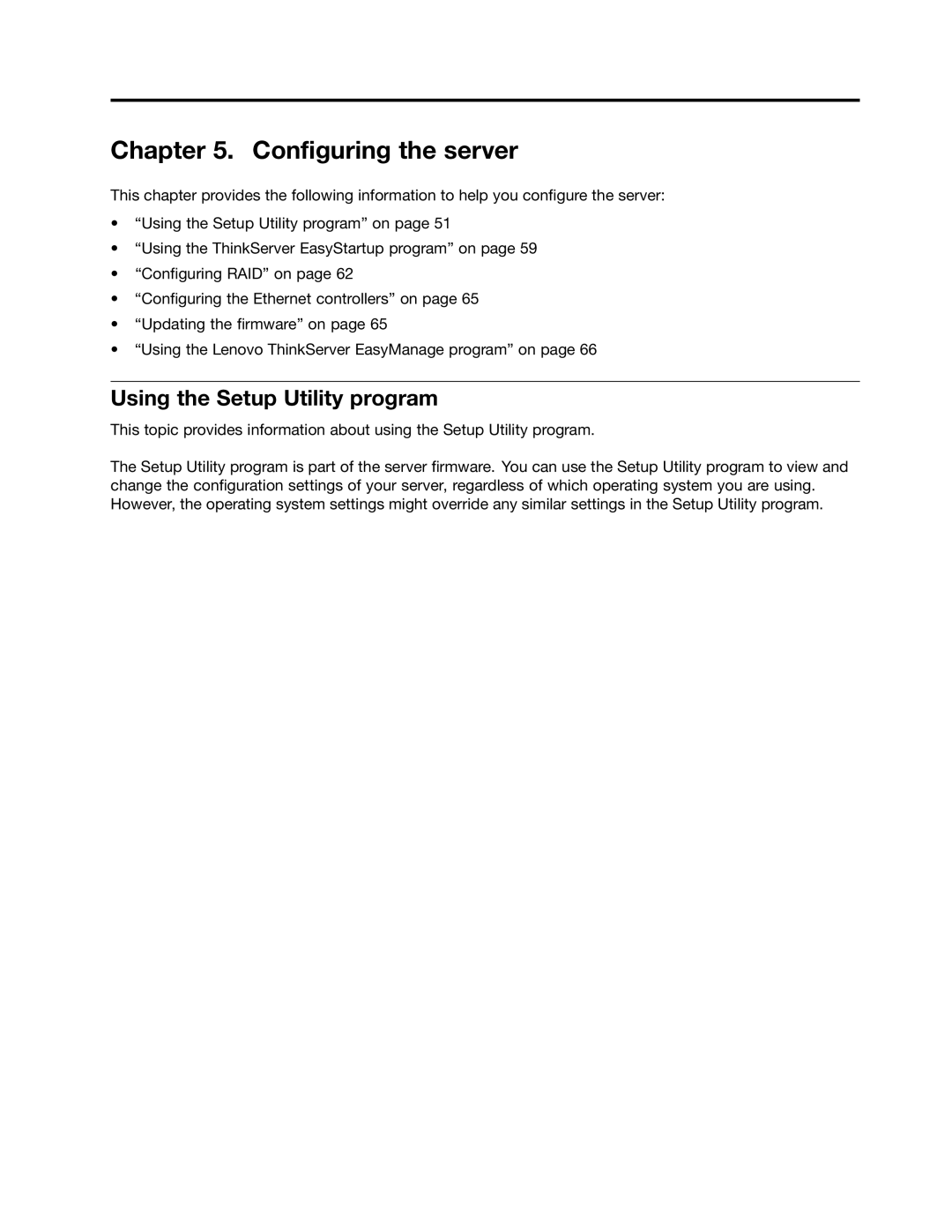 Lenovo RD540 manual Using the Setup Utility program, Starting the Setup Utility program 