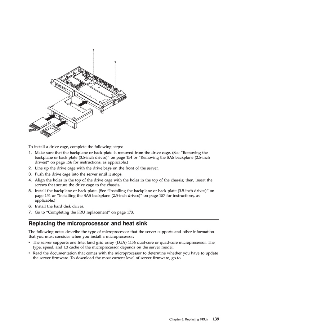 Lenovo RS210 manual Replacing the microprocessor and heat sink 