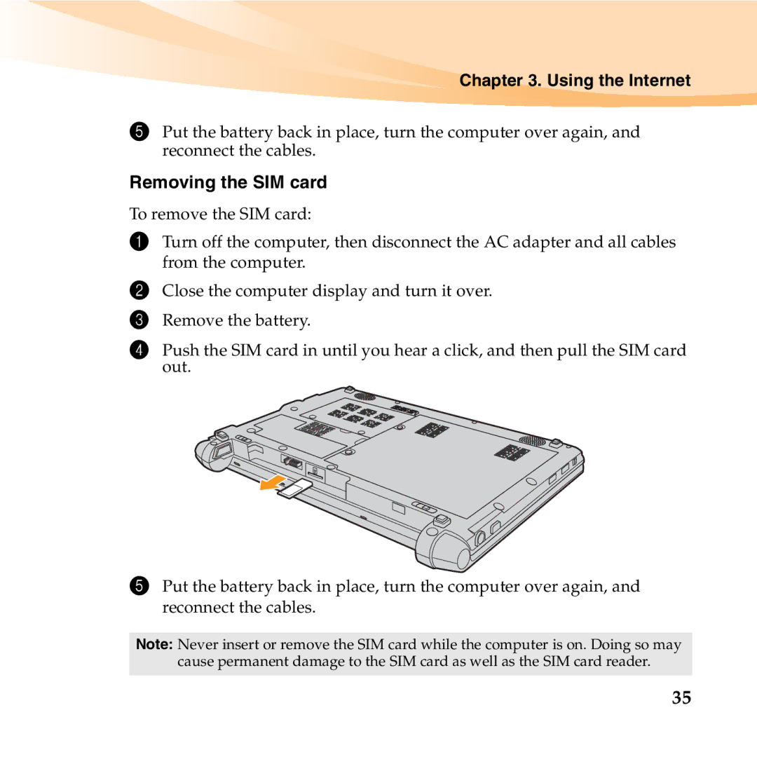 Lenovo S10-2 manual Using the Internet 