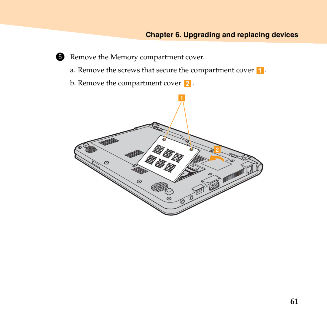 Lenovo S10-2 manual Upgrading and replacing devices 