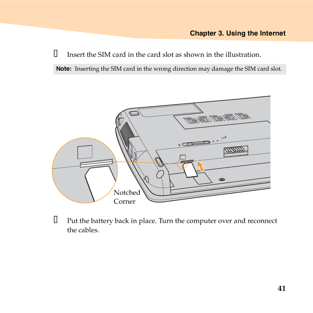 Lenovo S10-3T manual Using the Internet 