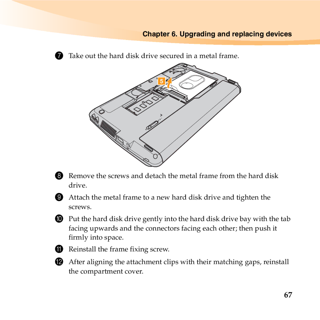 Lenovo S10-3T manual Upgrading and replacing devices 