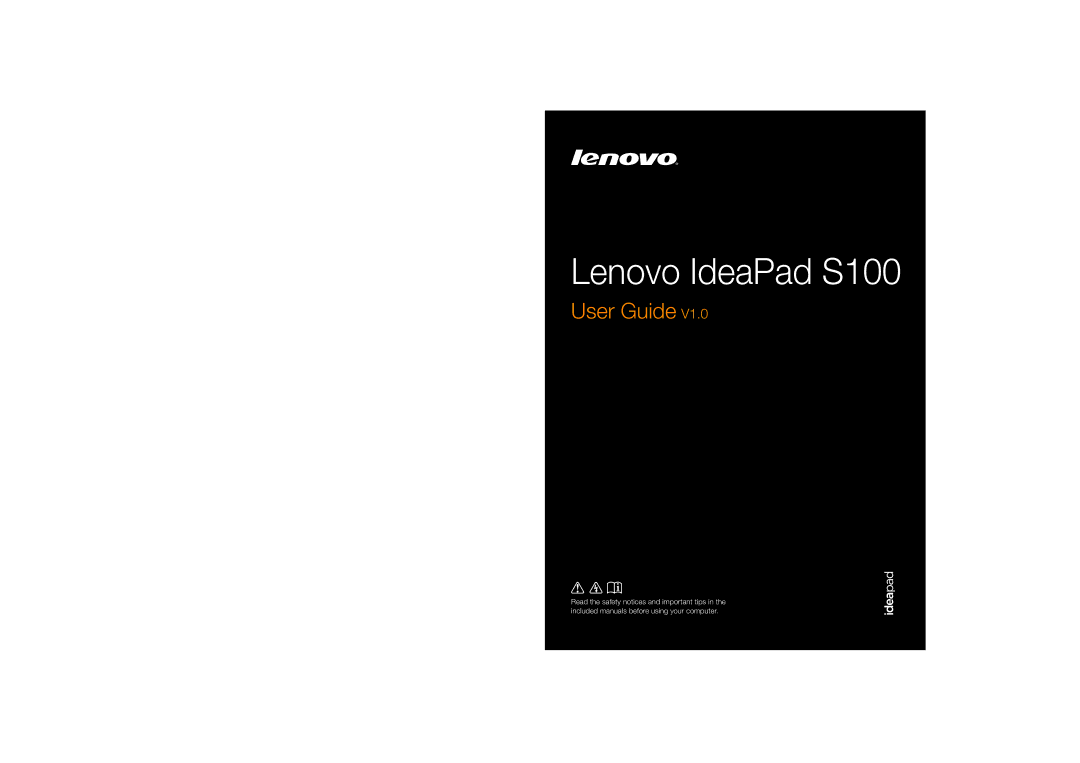 Lenovo manual Lenovo IdeaPad S100 