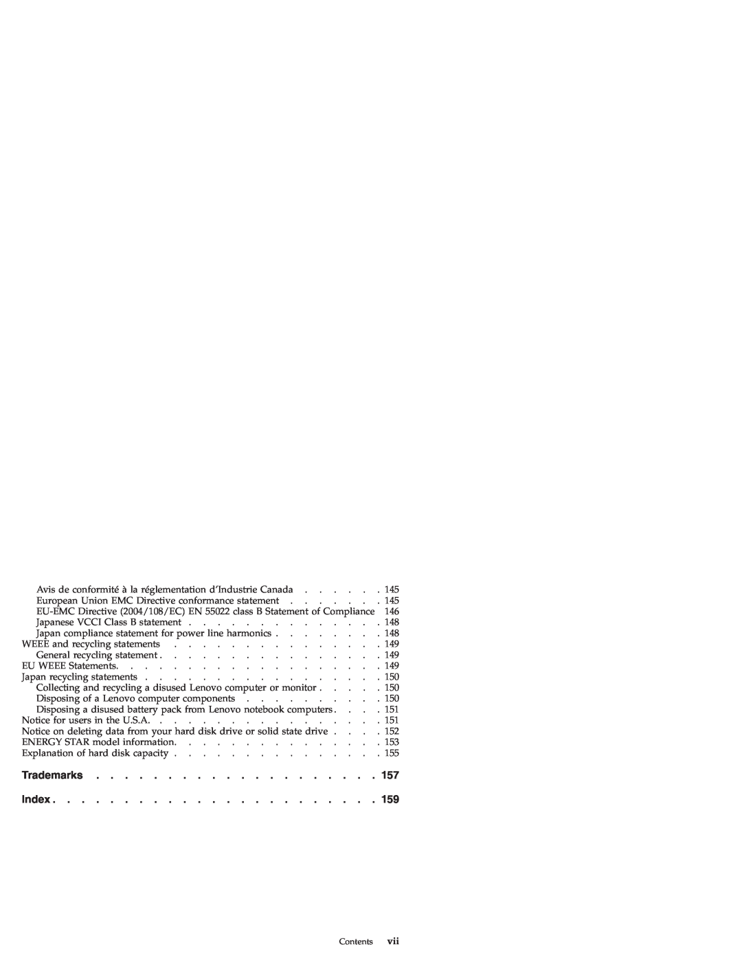 Lenovo S9E, S10E manual Trademarks, Index 