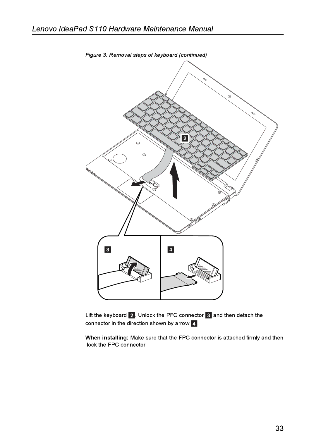 Lenovo manual Lenovo IdeaPad S110 Hardware Maintenance Manual 