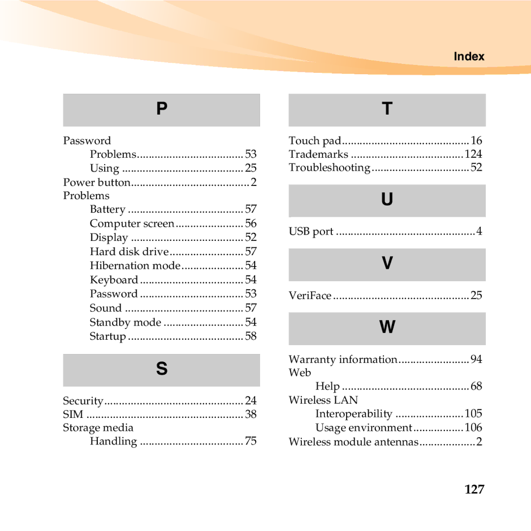 Lenovo S12 manual 127 