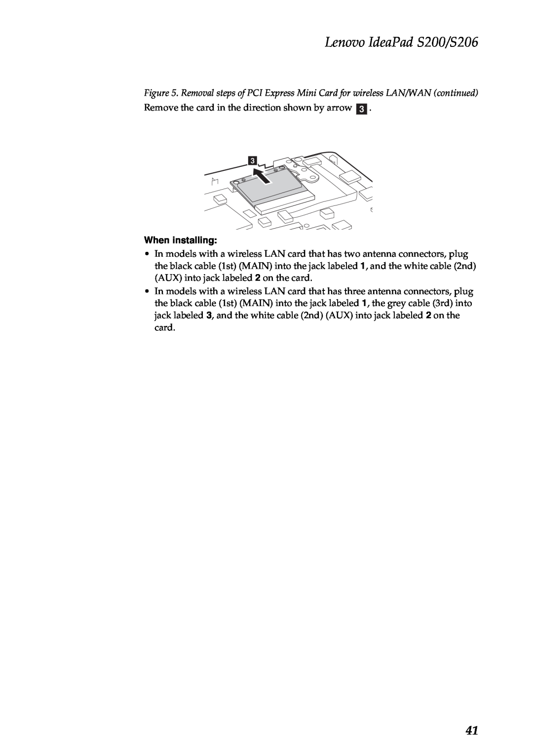 Lenovo manual Lenovo IdeaPad S200/S206, When installing 