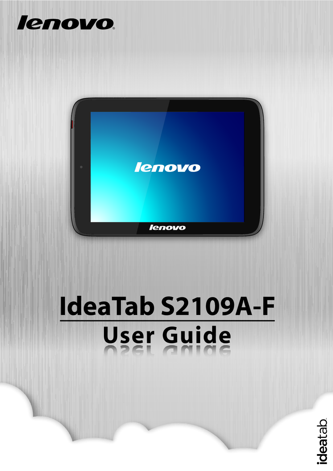 Lenovo manual IdeaTab S2109A-F 