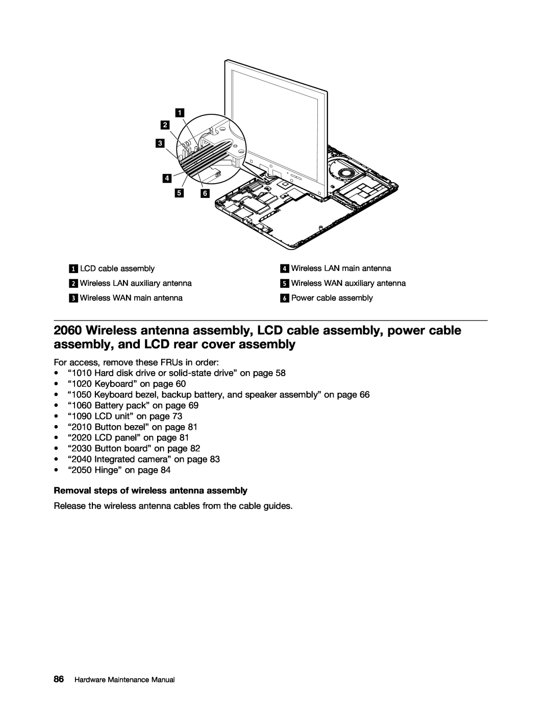 Lenovo S230U, 33472YU manual Removal steps of wireless antenna assembly, Hardware Maintenance Manual 