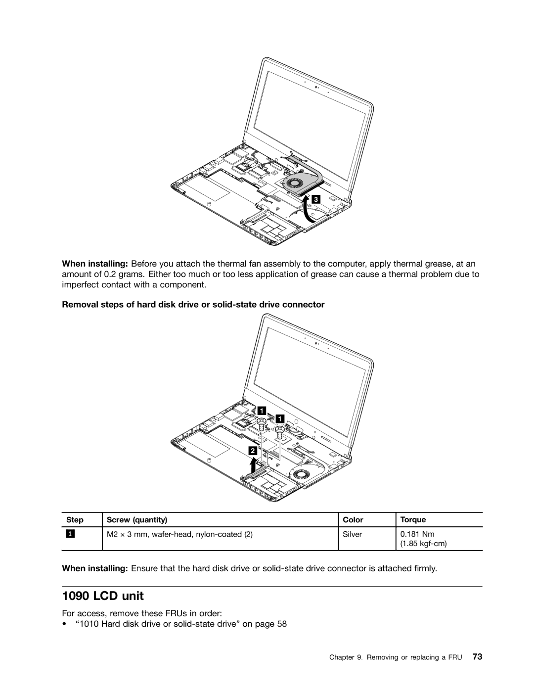 Lenovo 33472YU, S230U manual LCD unit 