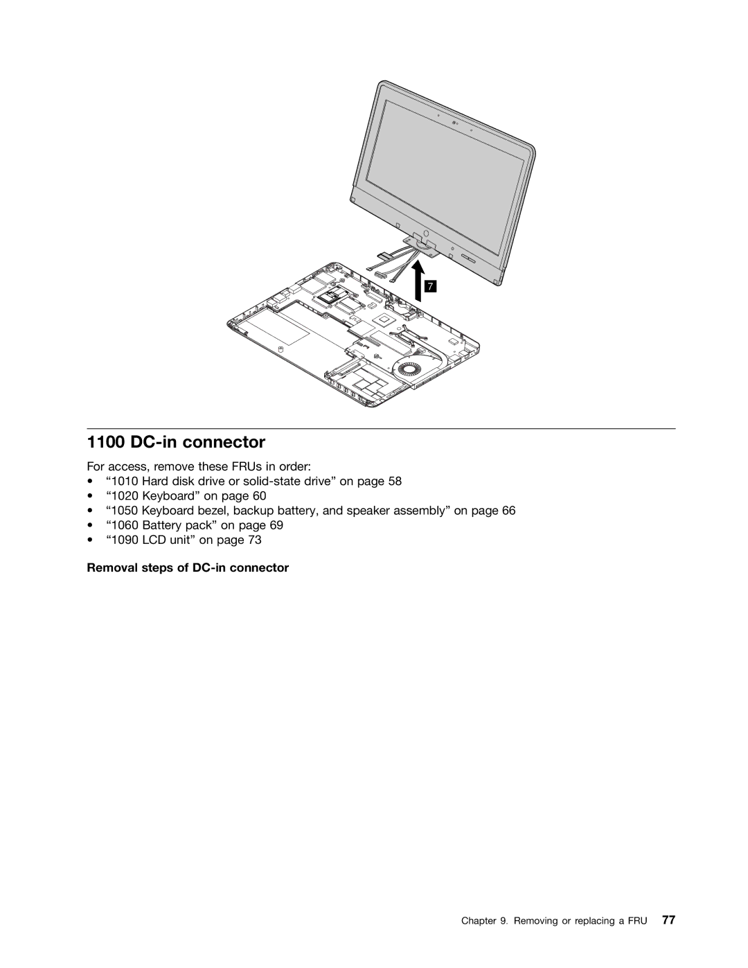 Lenovo 33472YU, S230U manual Removal steps of DC-in connector 