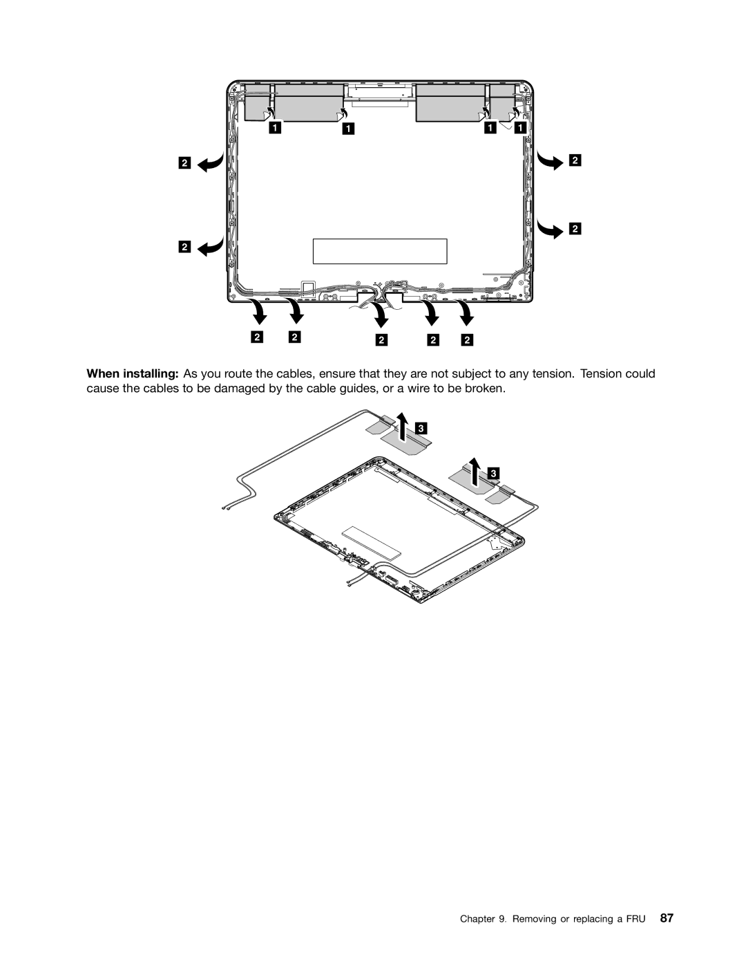 Lenovo 33472YU, S230U manual Removing or replacing a FRU 