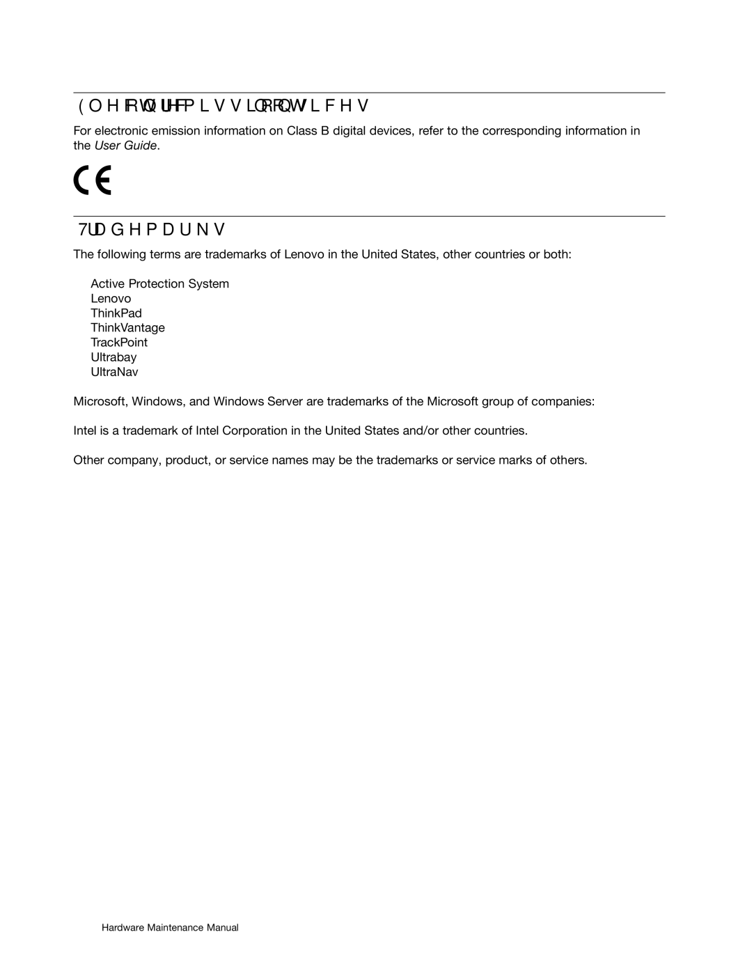 Lenovo S230U, 33472YU manual Electronic emissions notices, Trademarks 