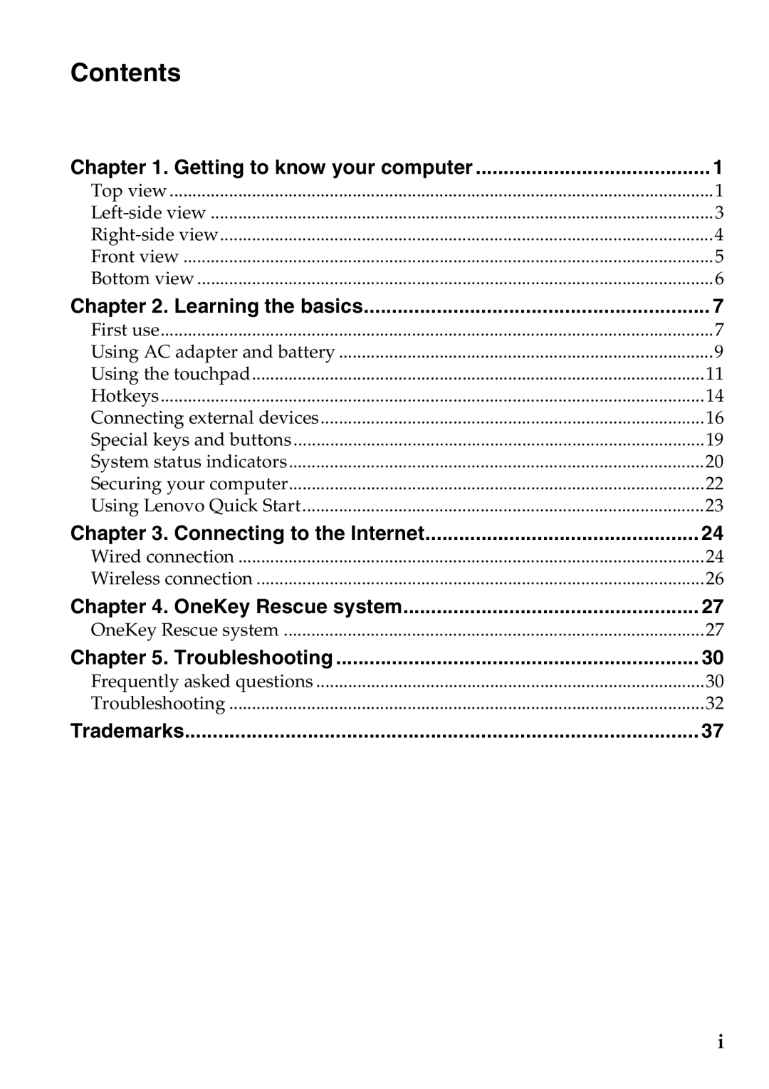 Lenovo S405, S300, S400 manual Contents 