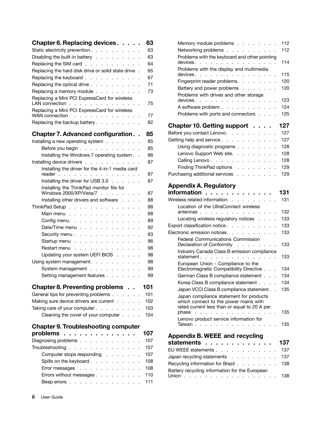 Lenovo S430 manual Replacing devices 