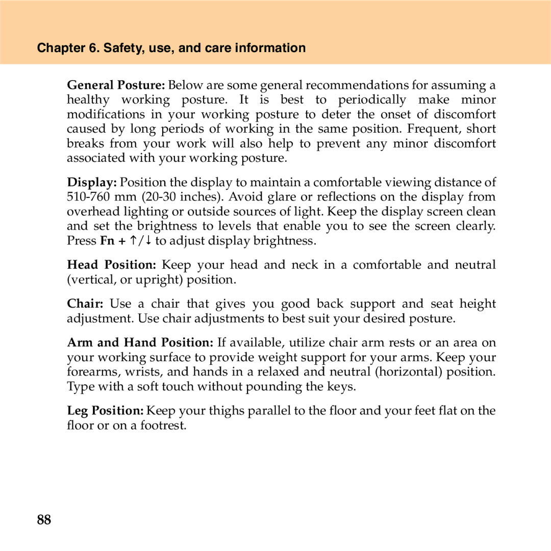 Lenovo S9 manual Safety, use, and care information 