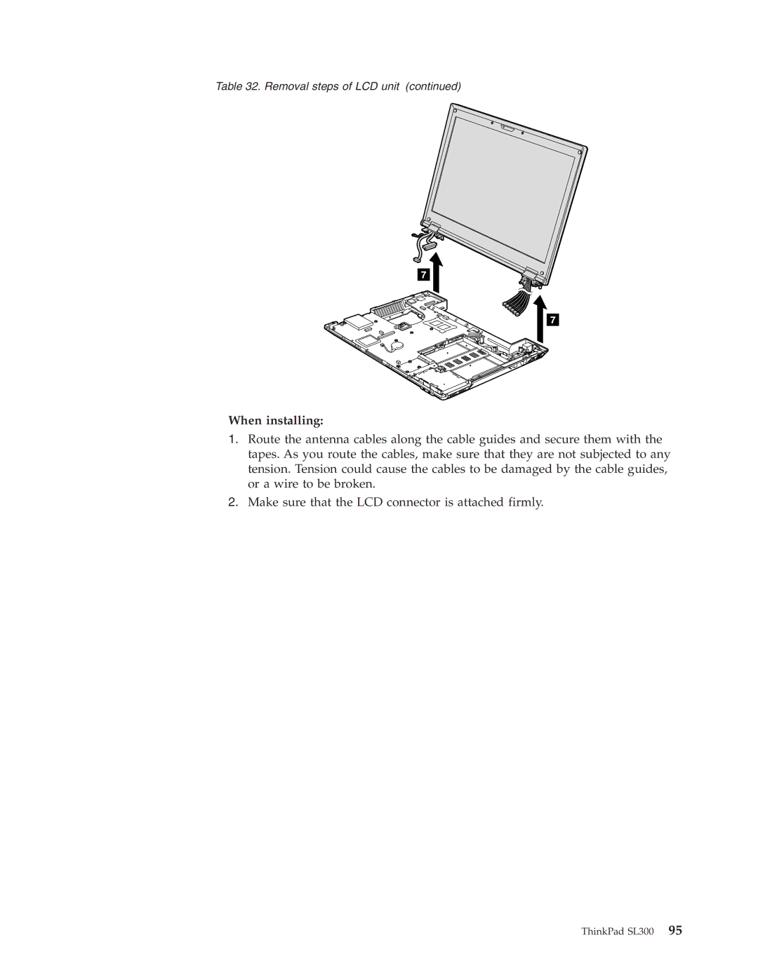 Lenovo SL300 manual When installing 