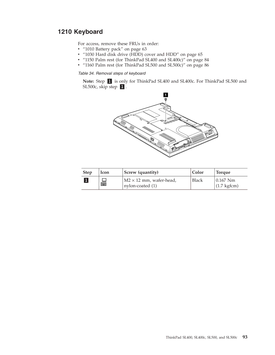 Lenovo SL400c, SL500c manual Keyboard 