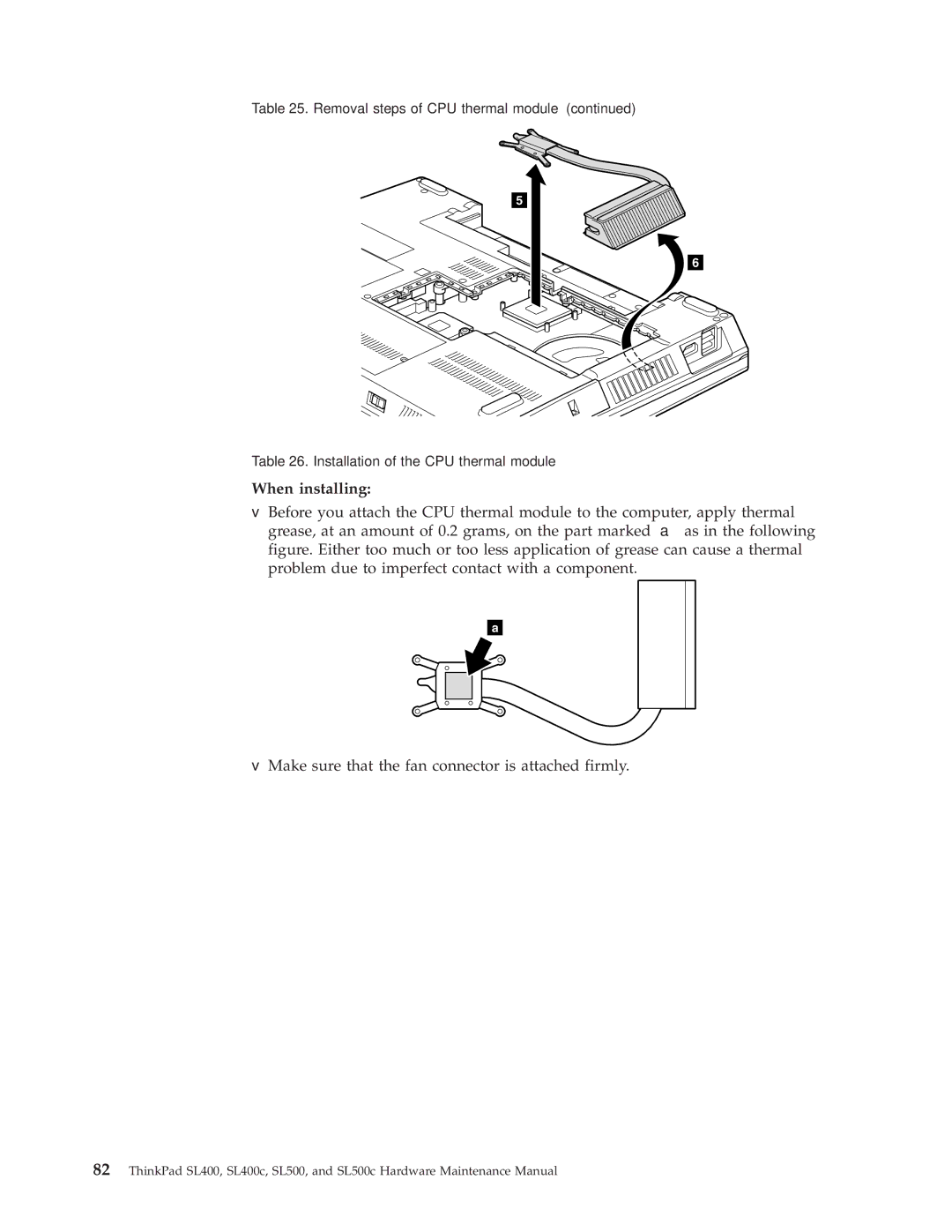 Lenovo SL500c, SL400c manual When installing 