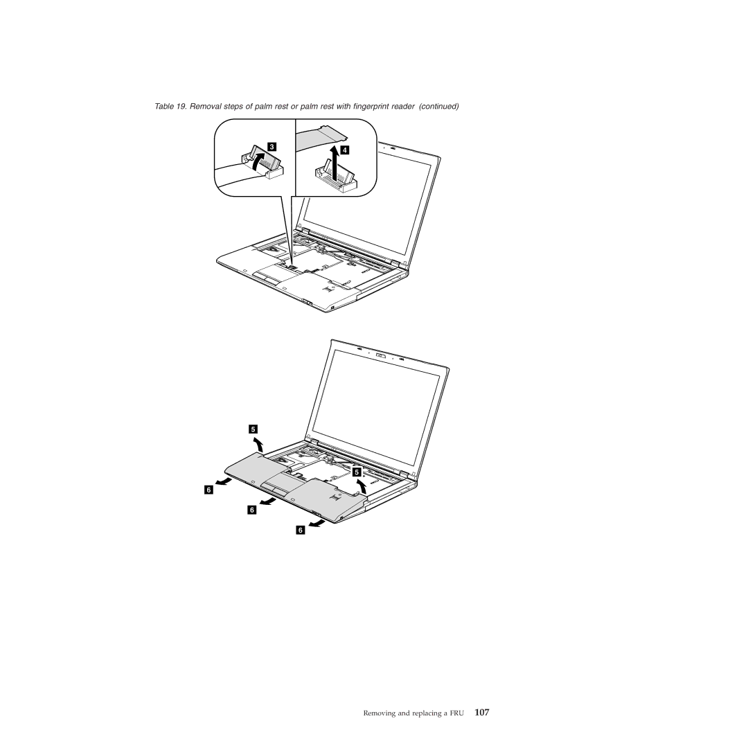 Lenovo T410SI, T400S manual Removing and replacing a FRU 