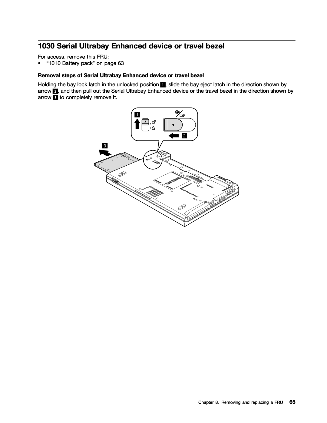 Lenovo T420i manual Serial Ultrabay Enhanced device or travel bezel 