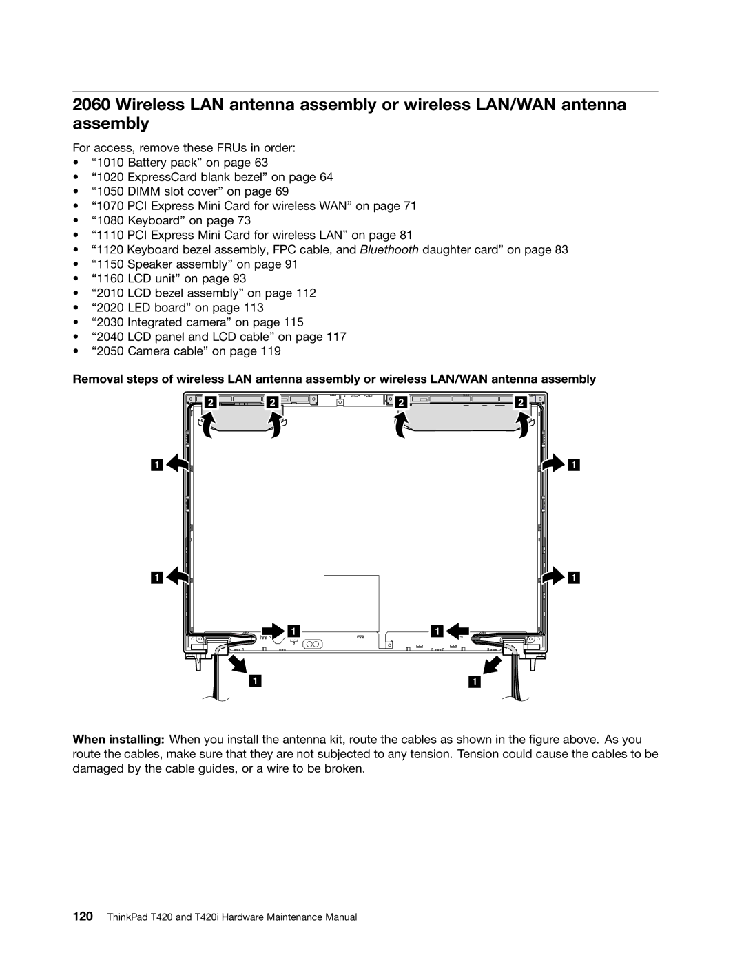 Lenovo manual ThinkPad T420 and T420i Hardware Maintenance Manual 