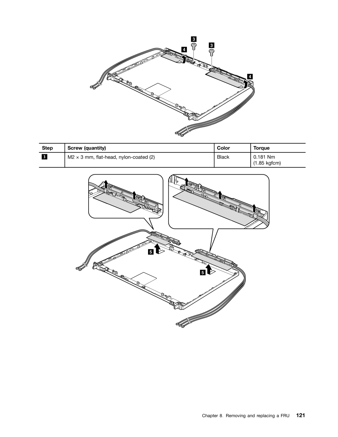 Lenovo T420i manual Step Screw quantity Color Torque 